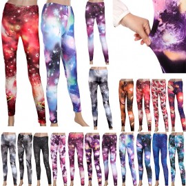 Women's Galaxy Cosmic Starry Sky Printed Leggings Pants