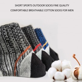 Short Sports Outdoor Socks Fine Quality Comfortable Breathable Cotton Socks for Men